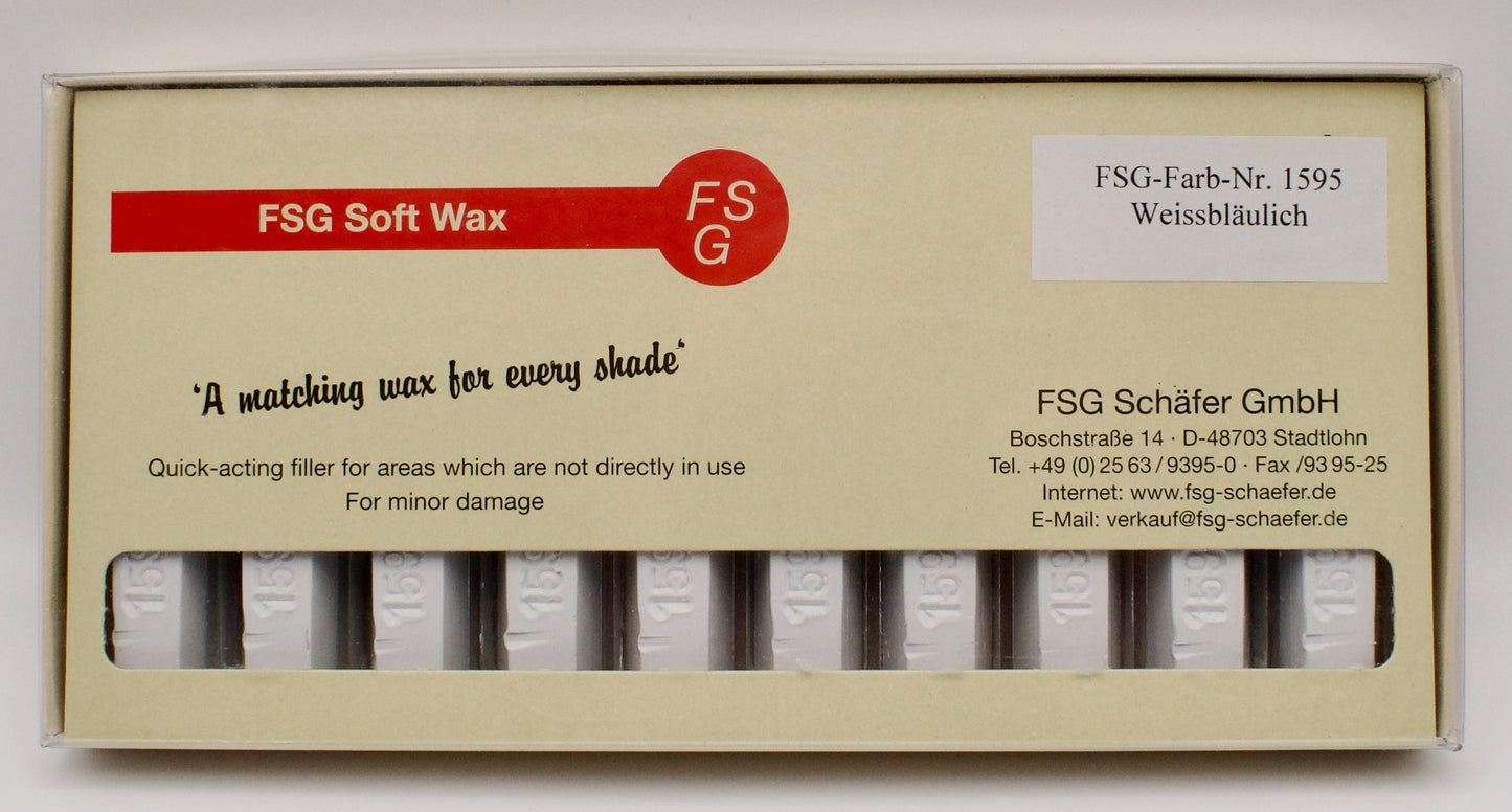 FSG Soft Wax Wood Furniture Repair Stick - White Blue (W1300 ST9)