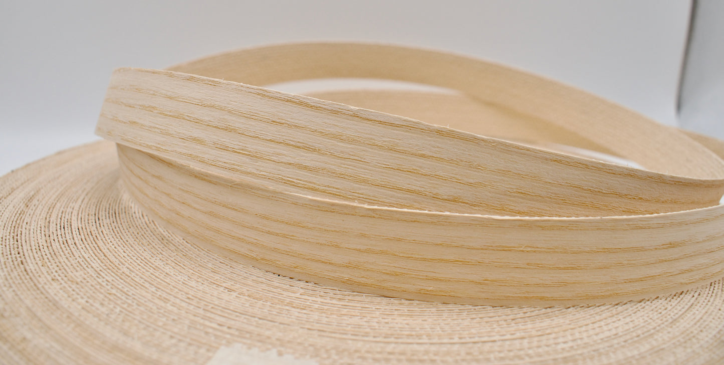 Tece Pre-Glued Real Wood Veneer Edgebanding in White Ash