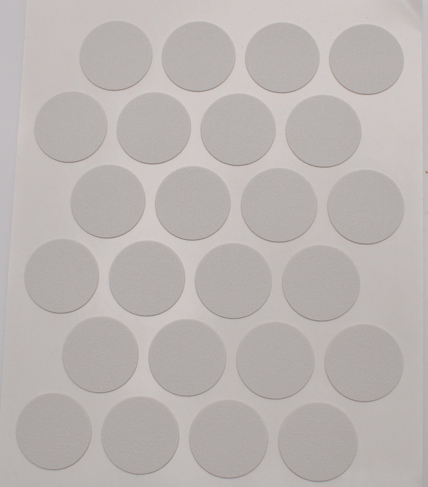 Tece Self Adhesive Screw Hole Cover Caps 20mm - 24 Caps - White Grey (U775 ST9)