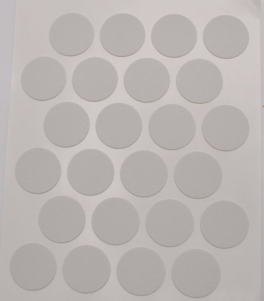 Tece Self Adhesive Screw Hole Cover Caps 20mm - 24 Caps - White Grey (U775 ST9)