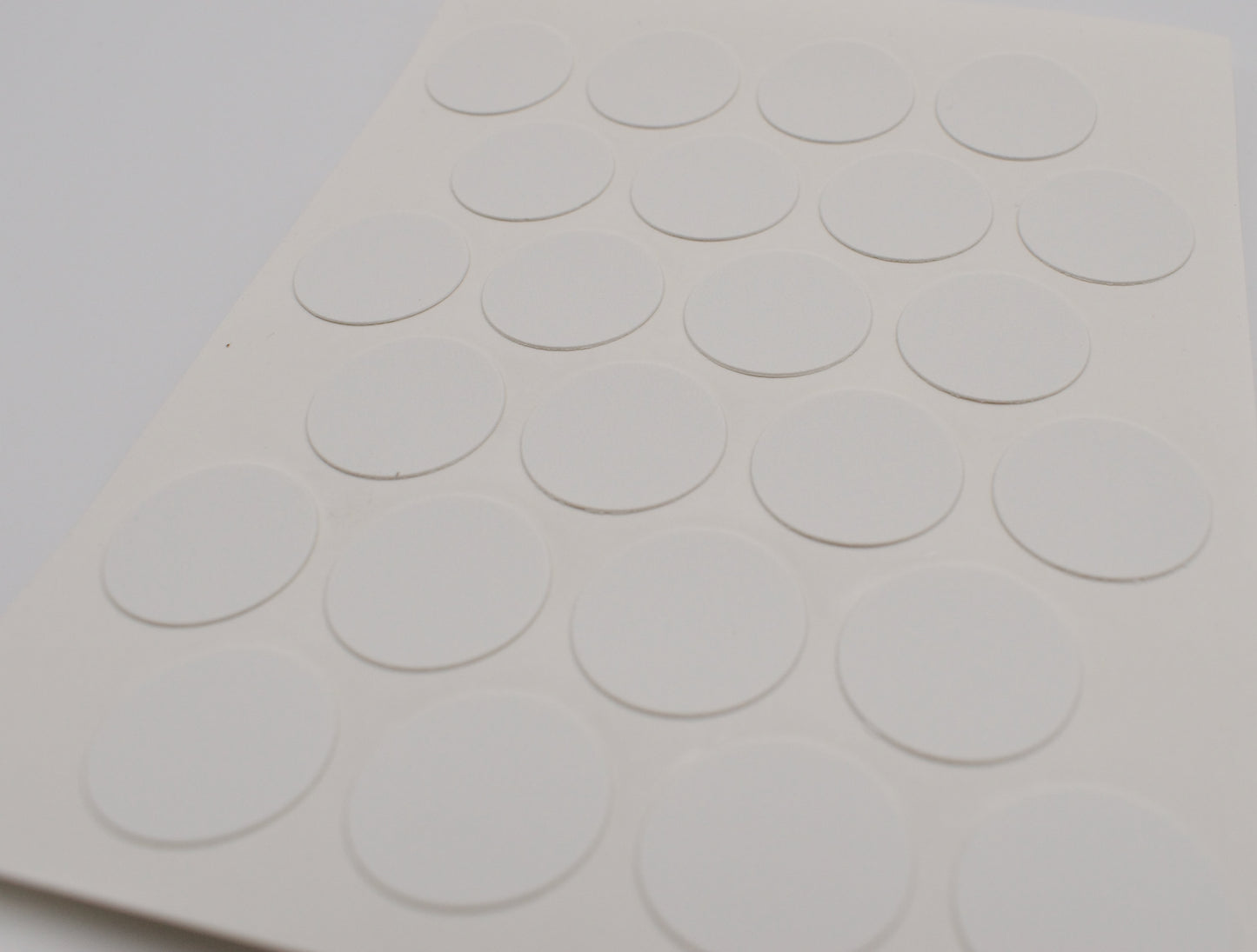 Tece Self Adhesive Screw Hole Cover Caps 20mm - 24 Caps - Textured White (W1000 ST2)