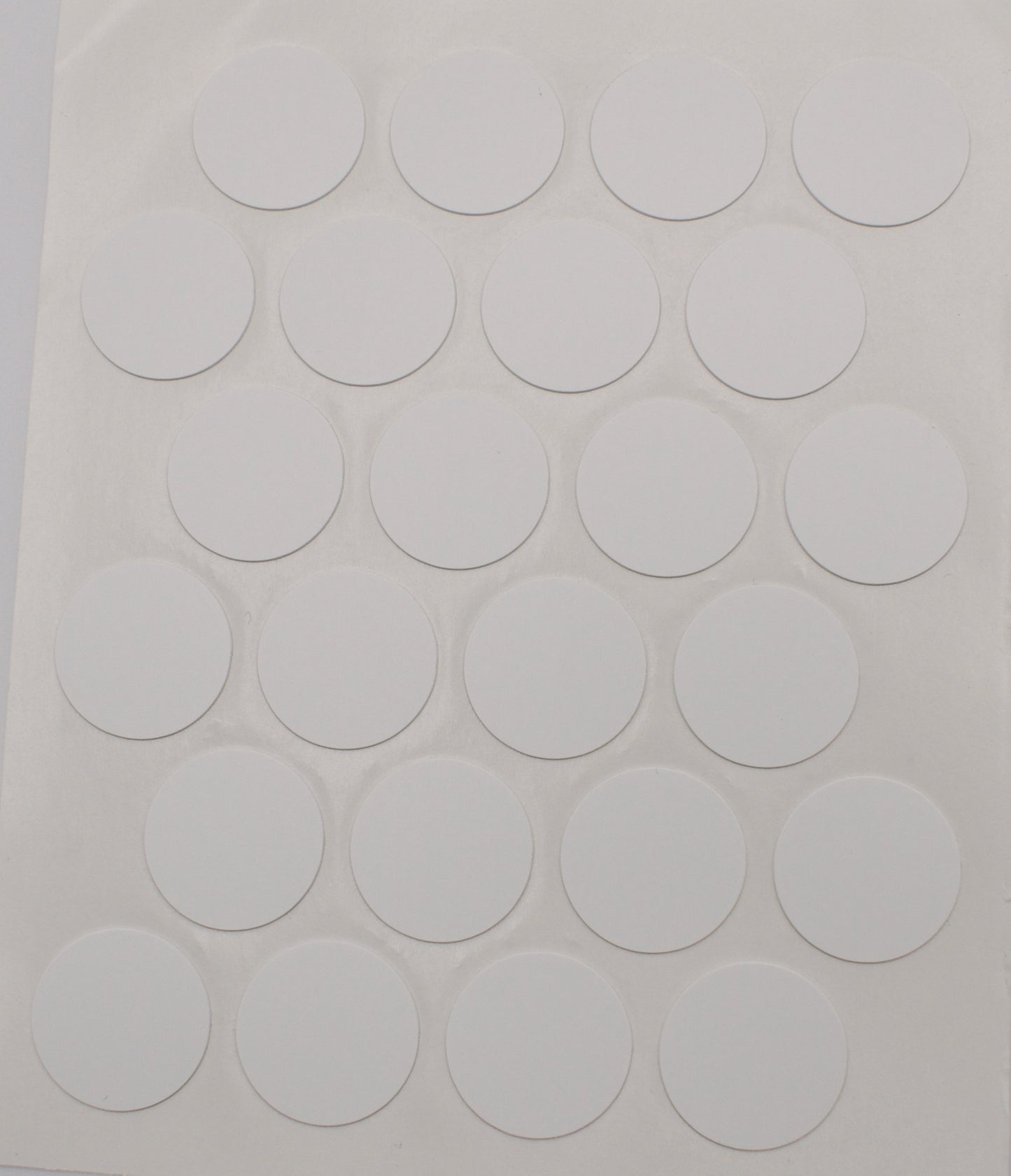 Tece Self Adhesive Screw Hole Cover Caps 20mm - 24 Caps - Shine White (W1000 PM)