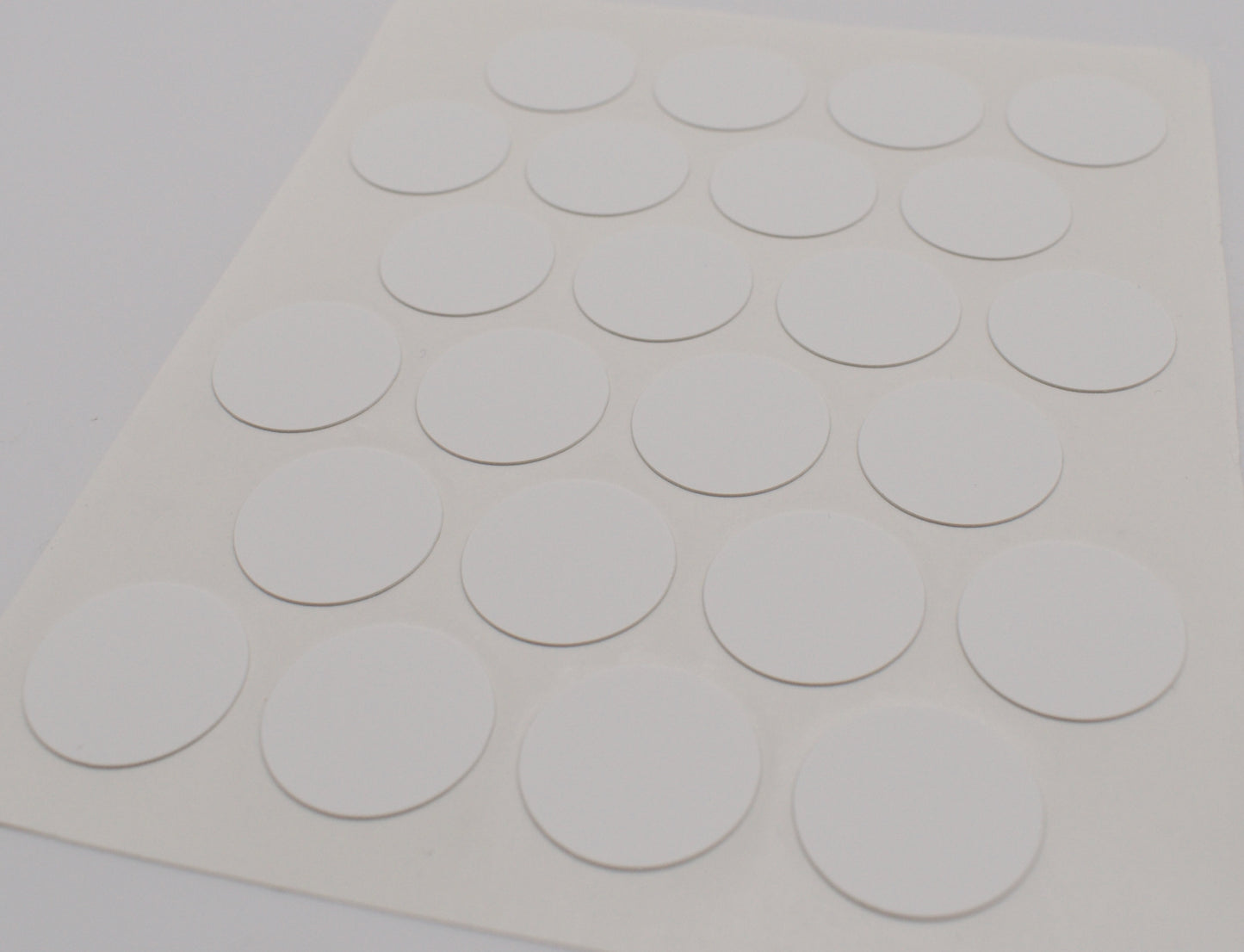 Tece Self Adhesive Screw Hole Cover Caps 20mm - 24 Caps - Shine White (W1000 PM)