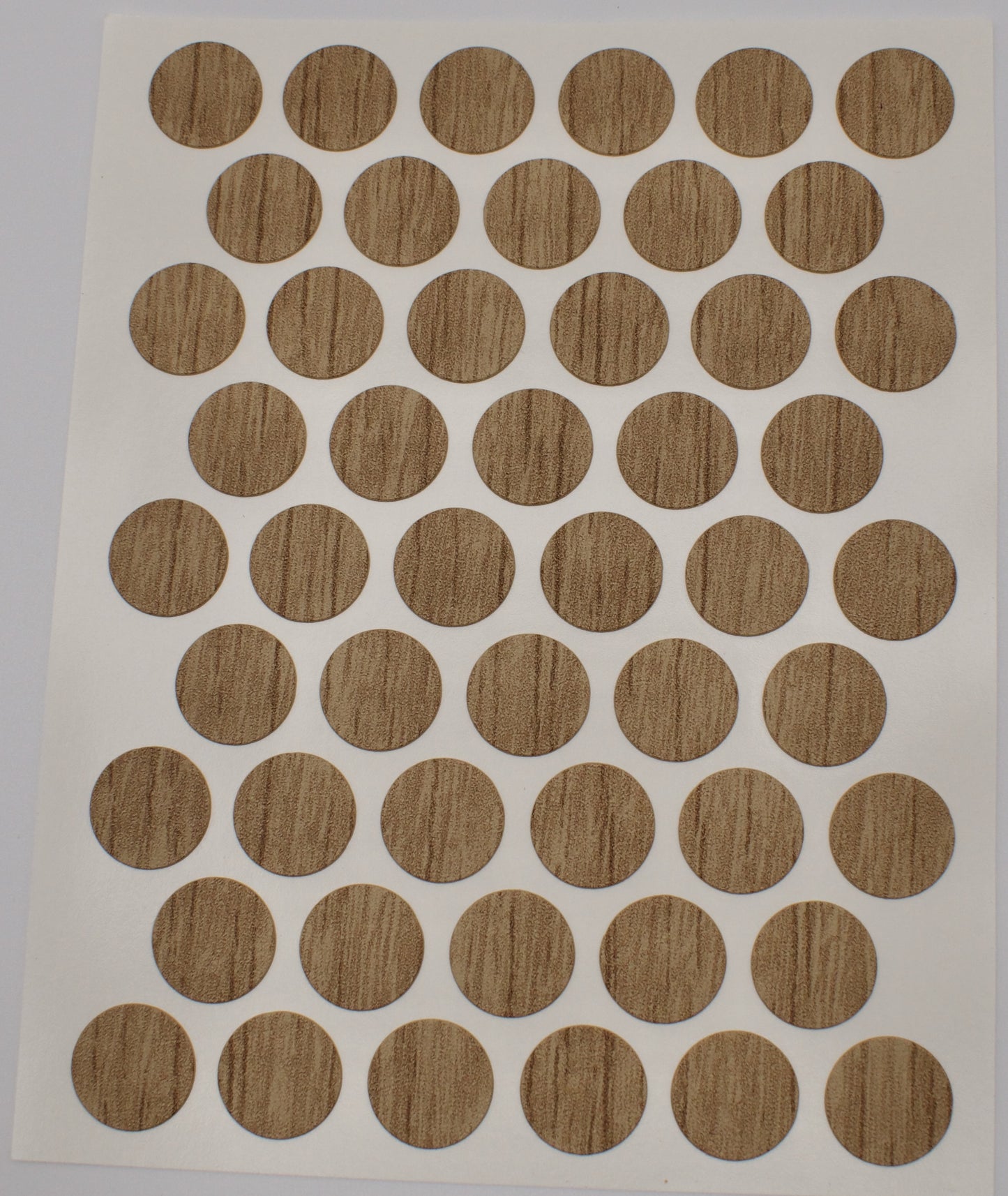 Tece Self Adhesive Screw Hole Cover Caps 14mm - 50 Caps - Natural Nebraska Oak (H3331 ST10)