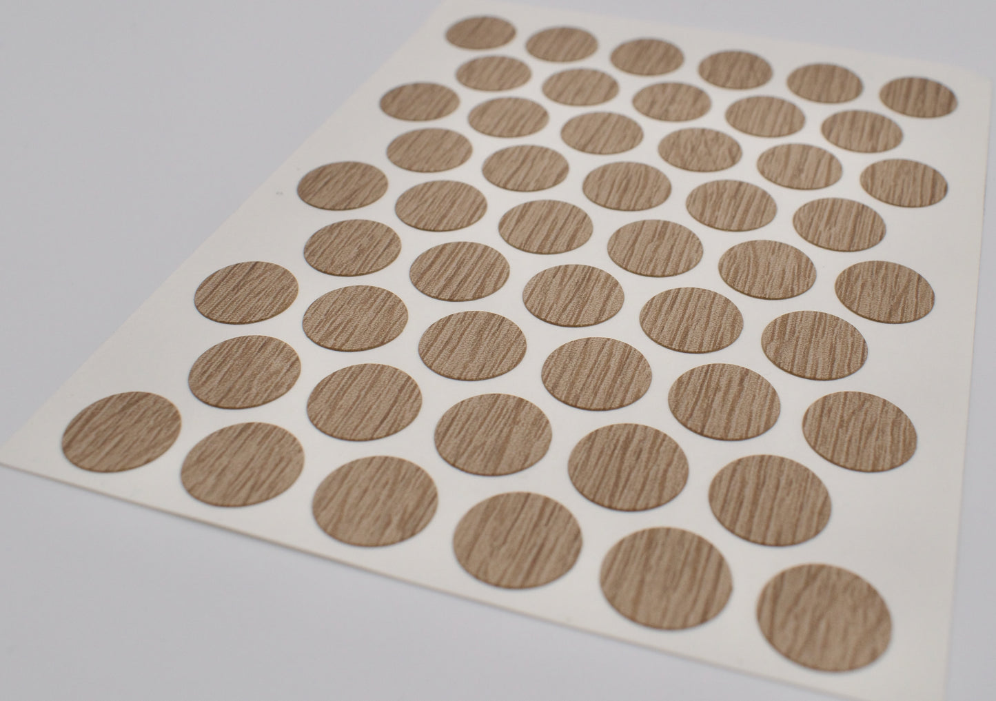 Tece Self Adhesive Screw Hole Cover Caps 14mm - 50 Caps - Natural Bardolino Oak (H1145 ST10)