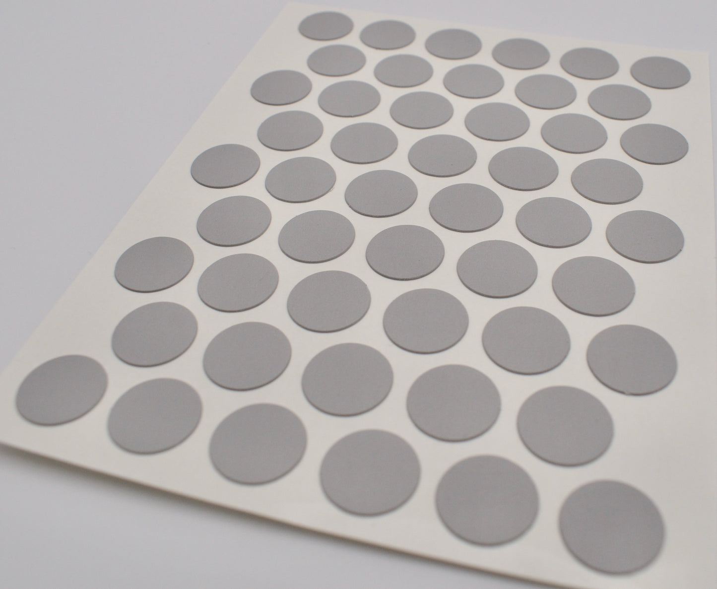 Tece Self Adhesive Screw Hole Cover Caps 14mm - 50 Caps - Pearl Grey Textured (U763 ST9)