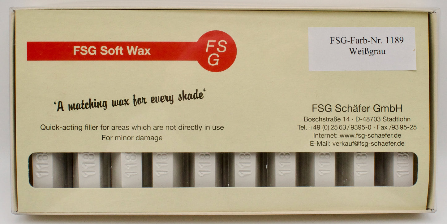 FSG Soft Wax Wood Furniture Repair Stick - White Grey (K088 PW)