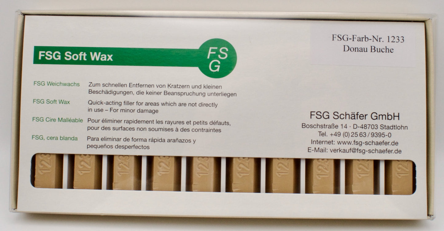 FSG Soft Wax Wood Furniture Repair Stick - Danube Beech (H1582 ST15)